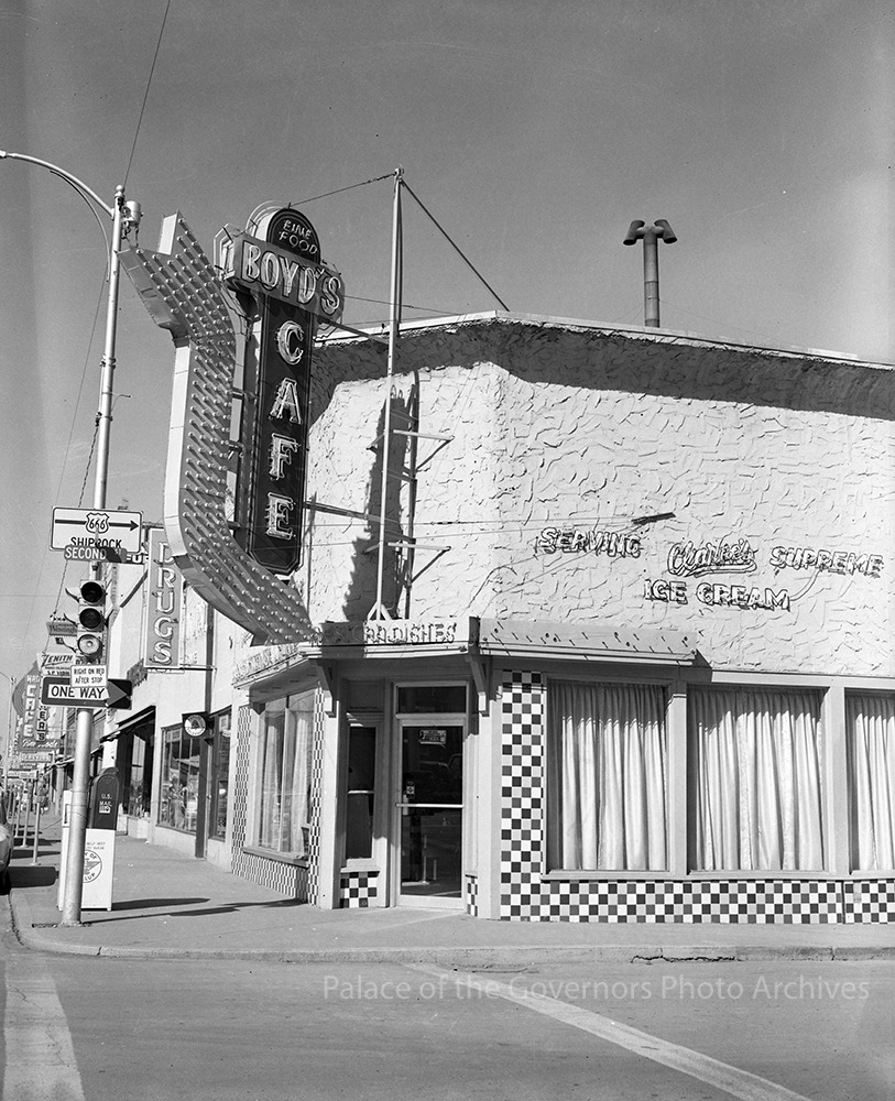 Boyd's Café, Gallup c1960s; Palace of the Governors Photo Archive, New Mexico