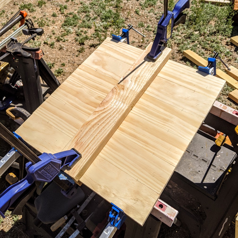 seat board glue-up