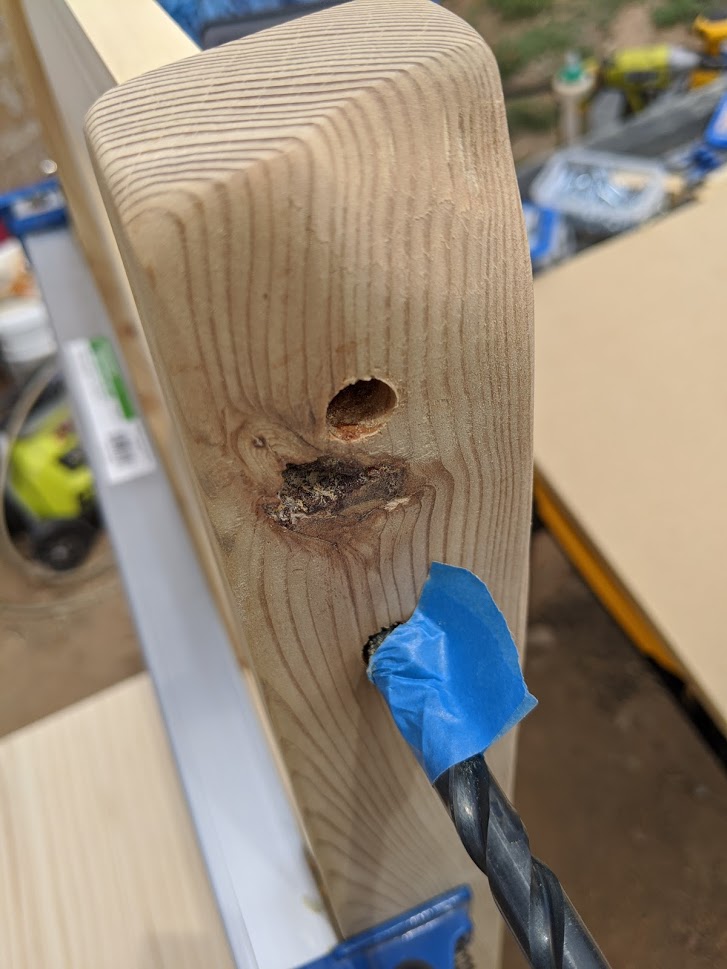 Countersink Seatback Holes