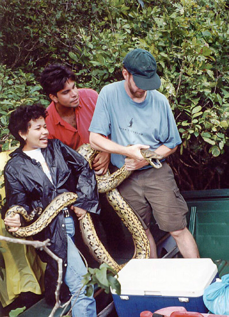 David with anaconda